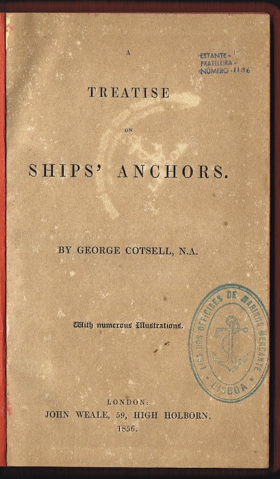 A TREATISE ON SHIPS ANCHORS